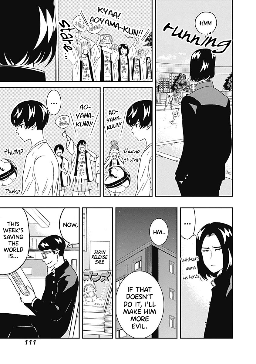 Clean Freak! Aoyama-kun Chapter 19 page 9 - Chapter 19: Ozaki-kun Has A Sharp Gaze