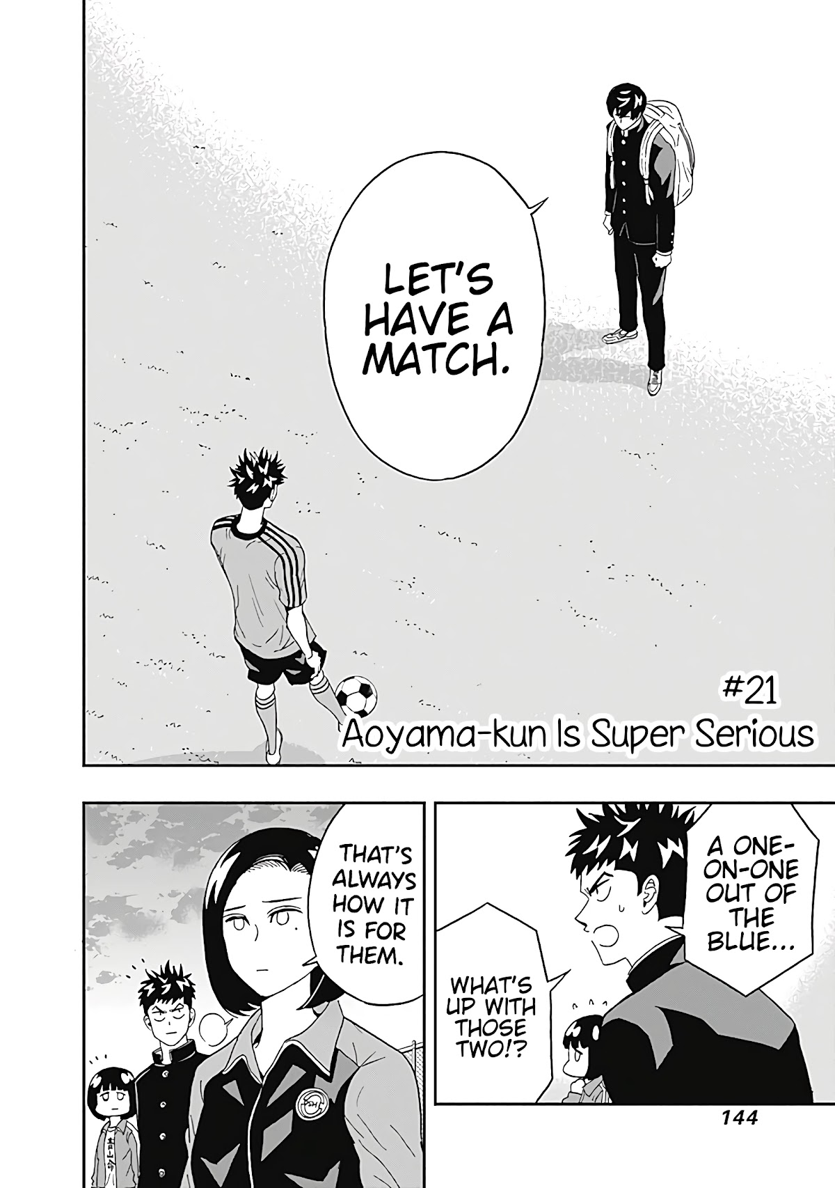 Clean Freak! Aoyama-kun Chapter 21 page 2 - Chapter 21: Aoyama-kun is Super Serious