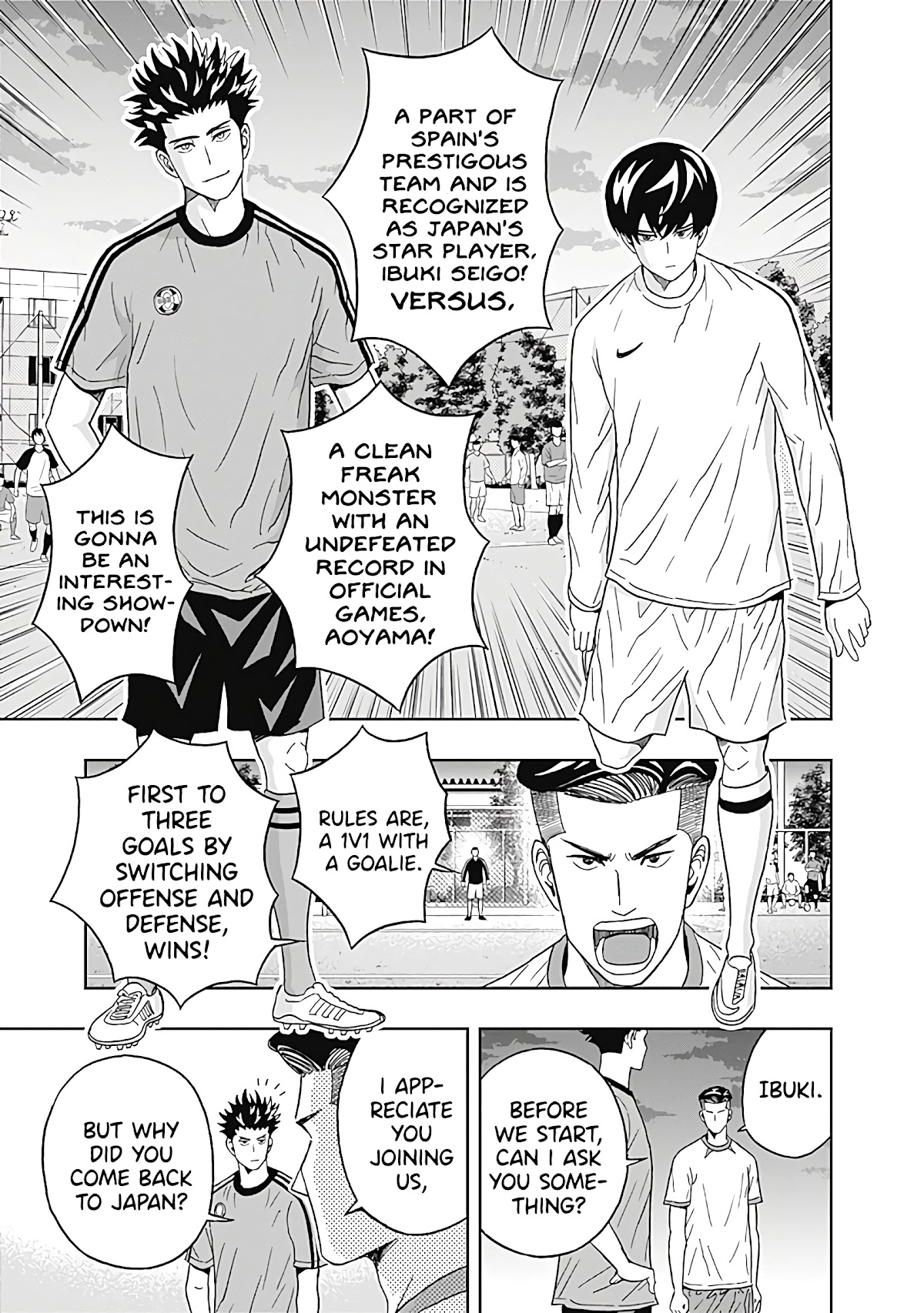 Clean Freak! Aoyama-kun Chapter 21 page 5 - Chapter 21: Aoyama-kun is Super Serious
