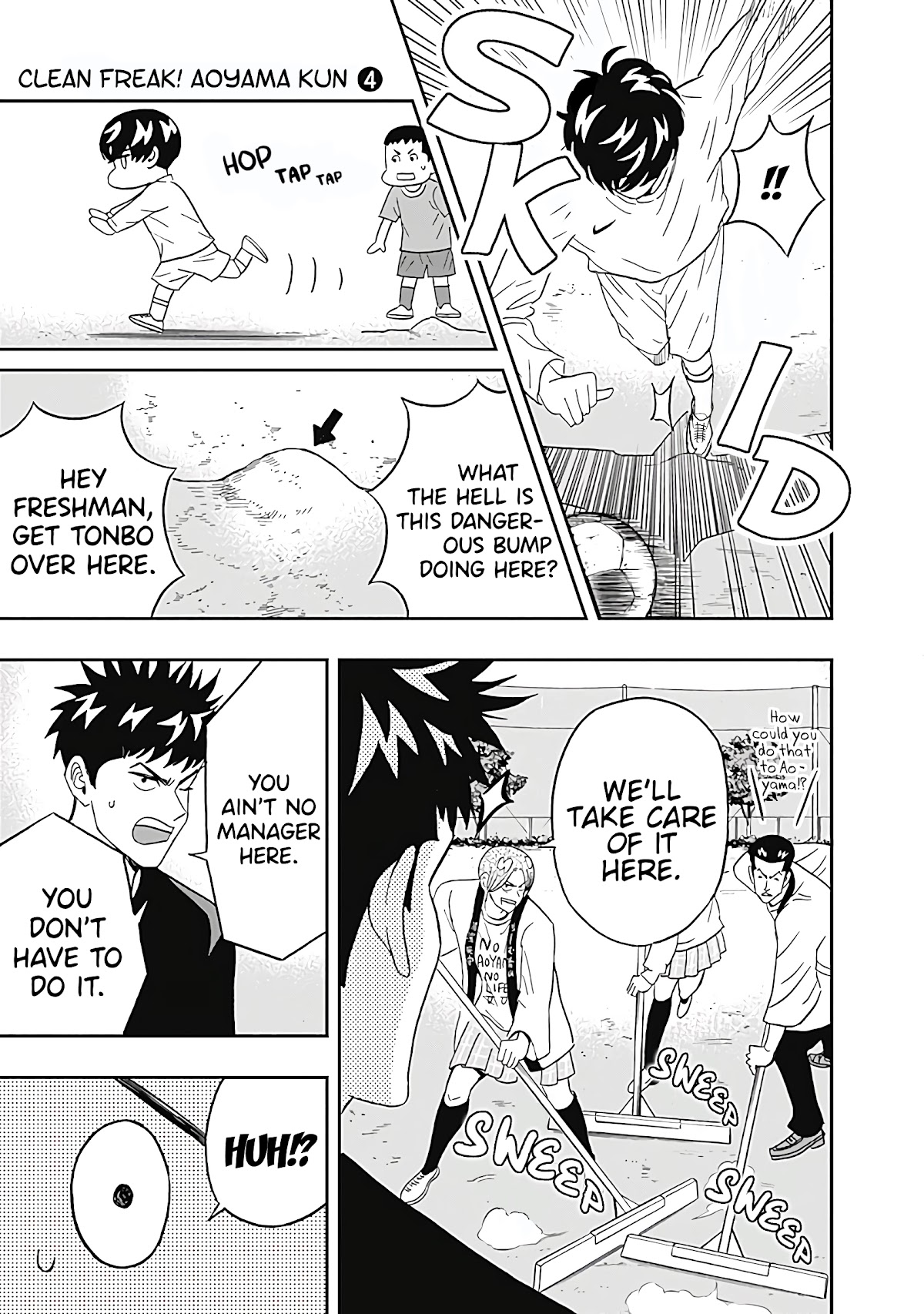 Clean Freak! Aoyama-kun Chapter 23 page 17 - Chapter 23: Baba-chan Operates Heavy Machinery