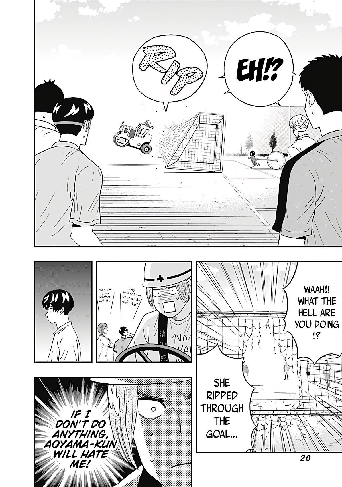 Clean Freak! Aoyama-kun Chapter 23 page 22 - Chapter 23: Baba-chan Operates Heavy Machinery
