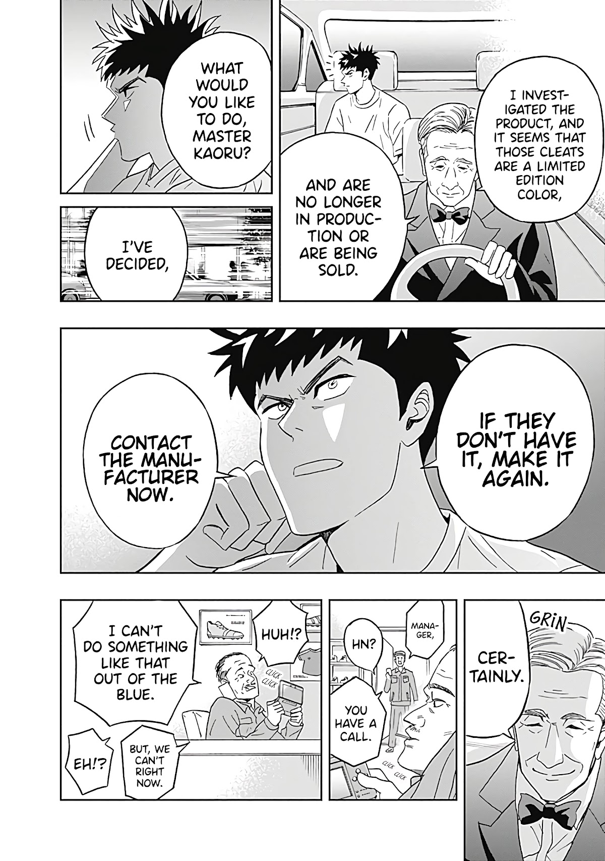 Clean Freak! Aoyama-kun Chapter 24 page 12 - Chapter 24: Aoyama-kun Has Pure White Cleats
