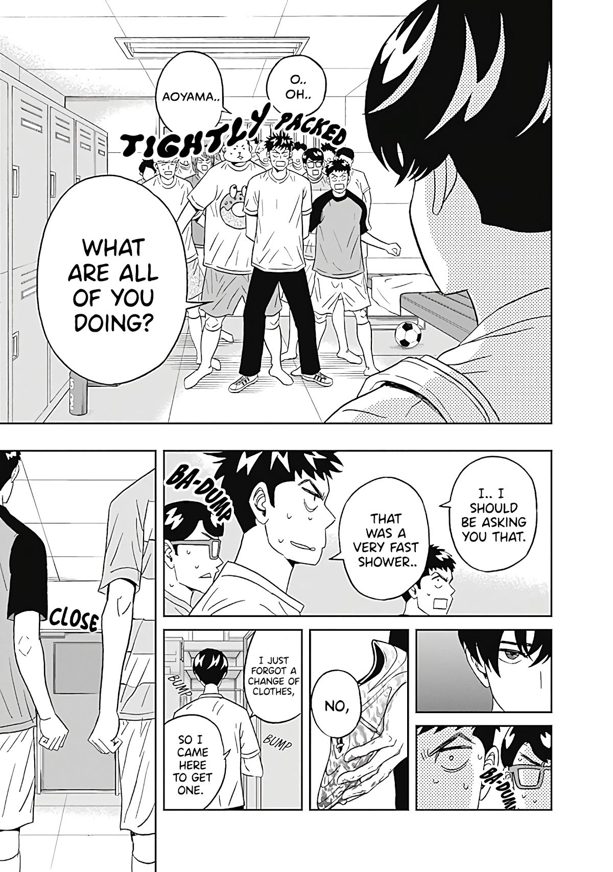 Clean Freak! Aoyama-kun Chapter 24 page 5 - Chapter 24: Aoyama-kun Has Pure White Cleats