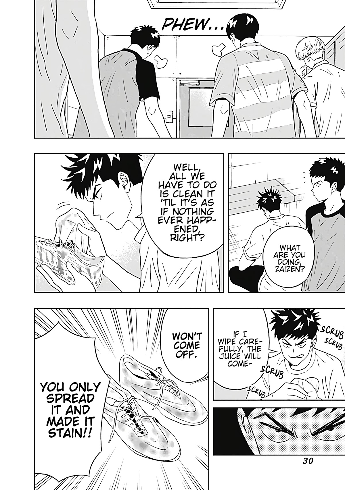 Clean Freak! Aoyama-kun Chapter 24 page 6 - Chapter 24: Aoyama-kun Has Pure White Cleats