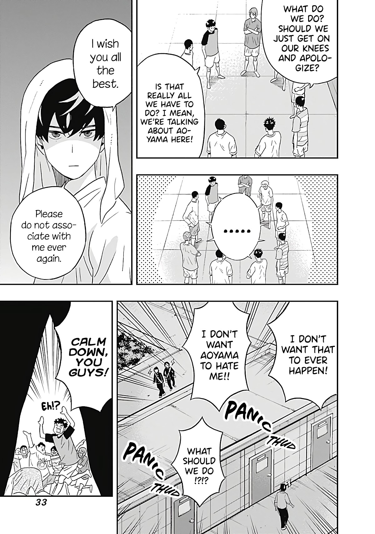 Clean Freak! Aoyama-kun Chapter 24 page 9 - Chapter 24: Aoyama-kun Has Pure White Cleats