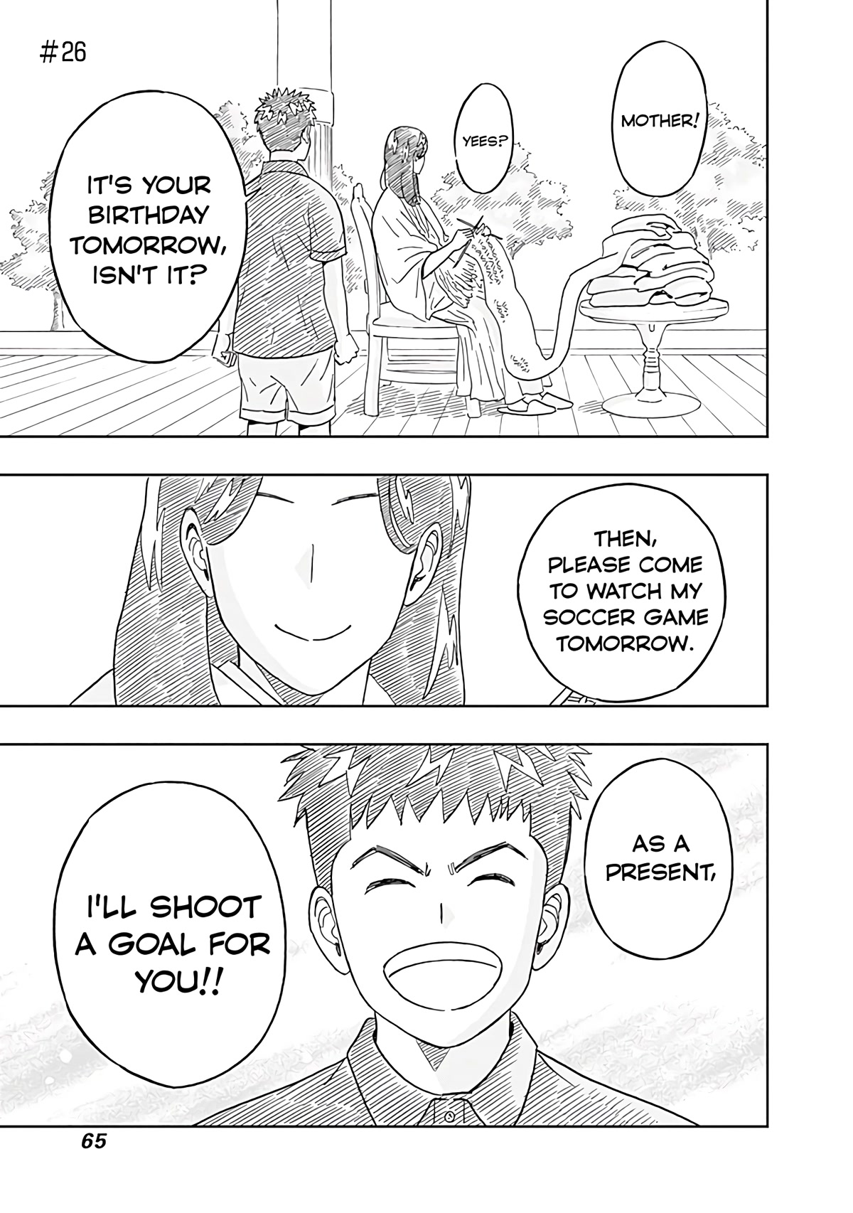 Clean Freak! Aoyama-kun Chapter 26 page 1 - Chapter 26: Zaizen-kun's Past Doesn't Look Good