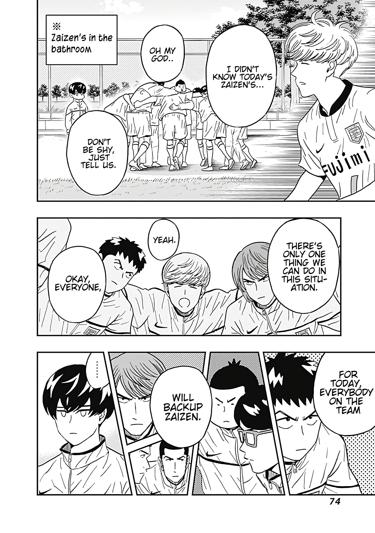 Clean Freak! Aoyama-kun Chapter 26 page 10 - Chapter 26: Zaizen-kun's Past Doesn't Look Good