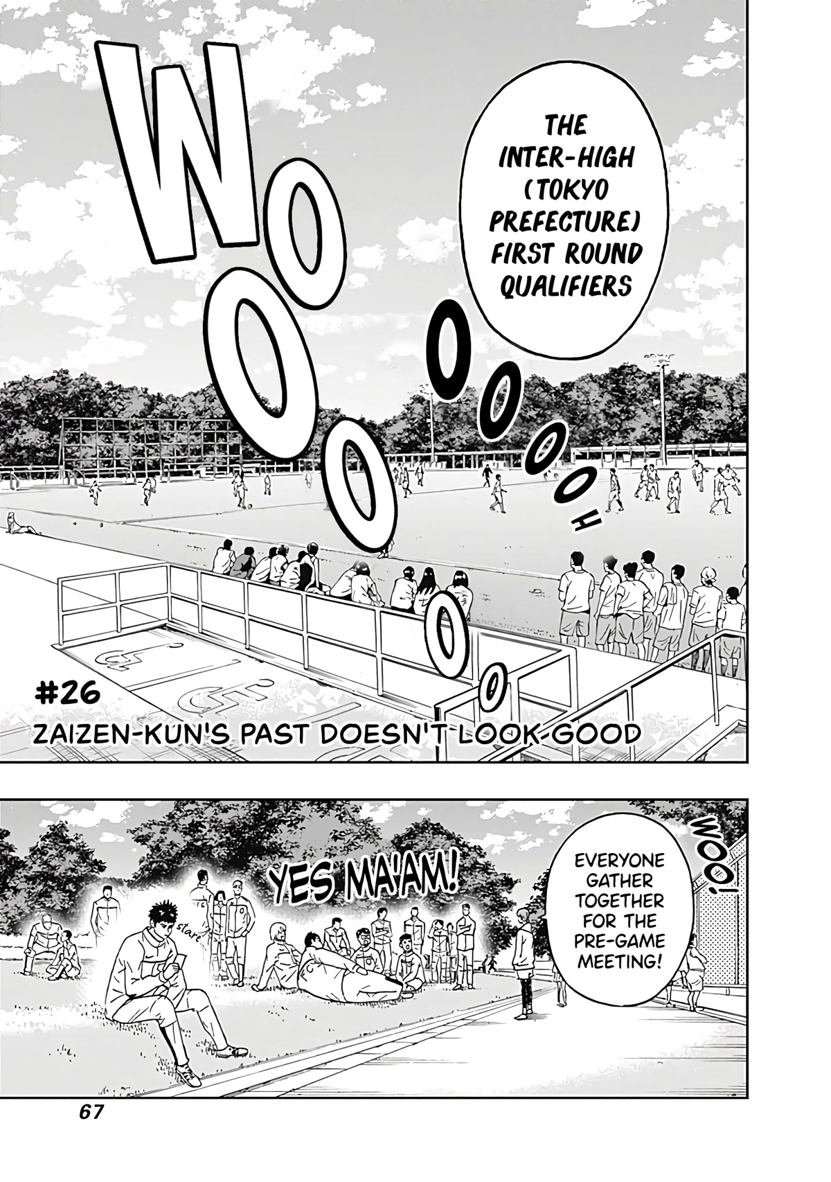 Clean Freak! Aoyama-kun Chapter 26 page 3 - Chapter 26: Zaizen-kun's Past Doesn't Look Good