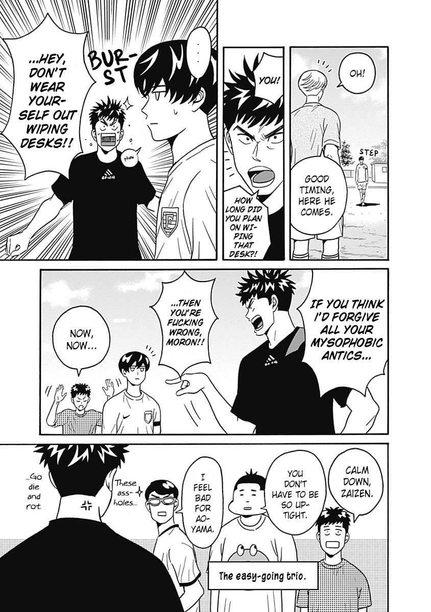 Clean Freak! Aoyama-kun Chapter 3 page 10 - Chapter 3 : Zaizen-kun, Let's work hard tomorrow, too