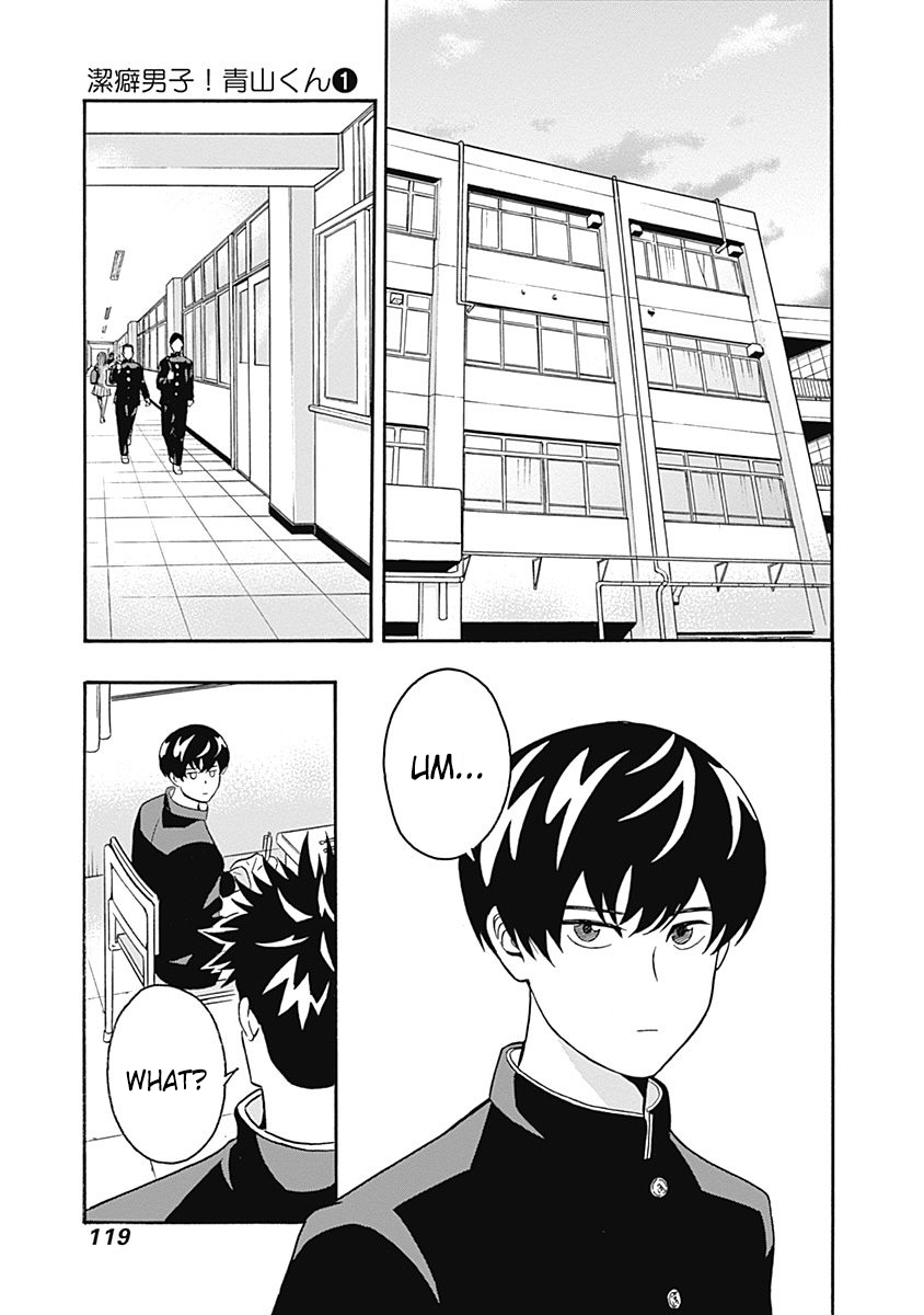 Clean Freak! Aoyama-kun Chapter 3 page 32 - Chapter 3 : Zaizen-kun, Let's work hard tomorrow, too
