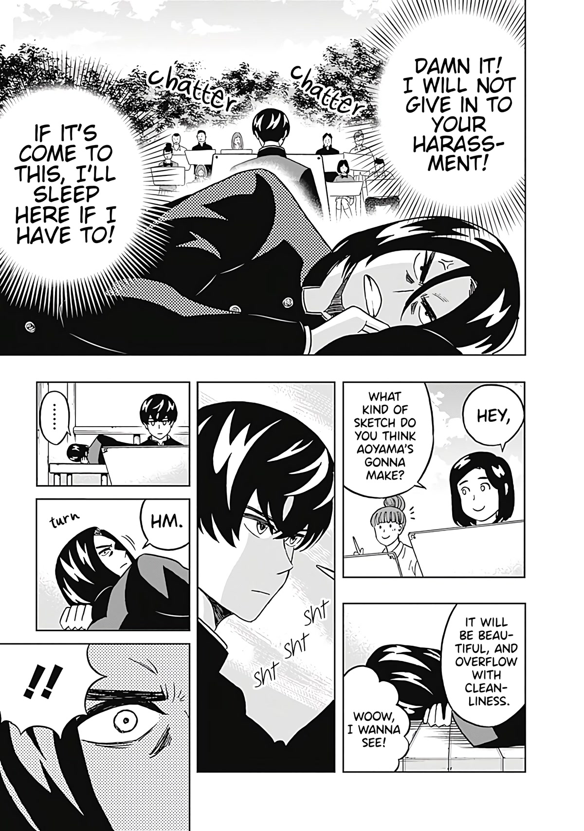 Clean Freak! Aoyama-kun Chapter 30 page 13 - Chapter 30: Aoyama-kun Has Outstanding Art Skills