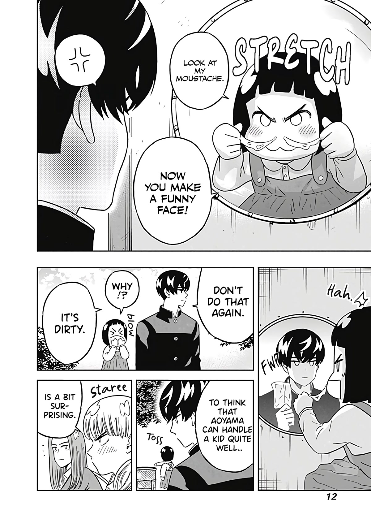Clean Freak! Aoyama-kun Chapter 32 page 14 - Chapter 32: The Type Aoyama-kun Doesn't Like