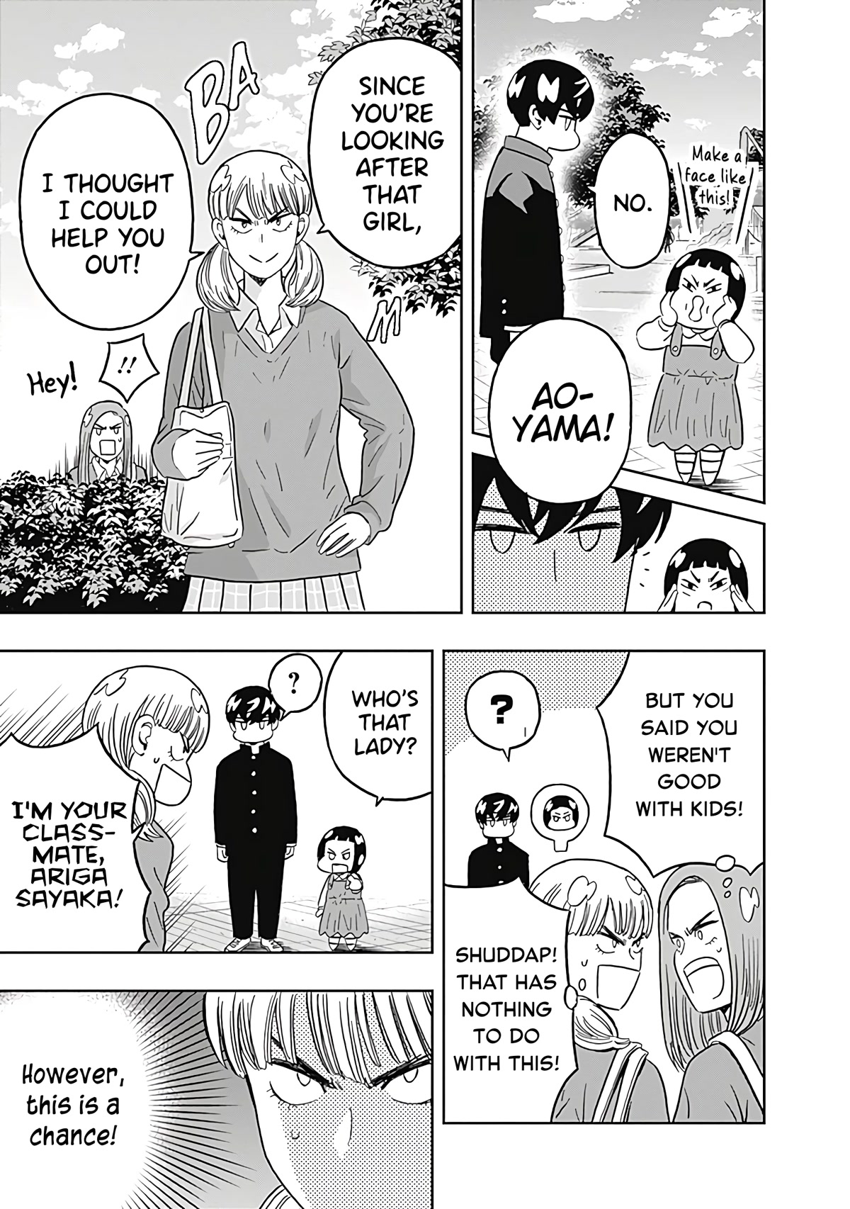 Clean Freak! Aoyama-kun Chapter 32 page 15 - Chapter 32: The Type Aoyama-kun Doesn't Like