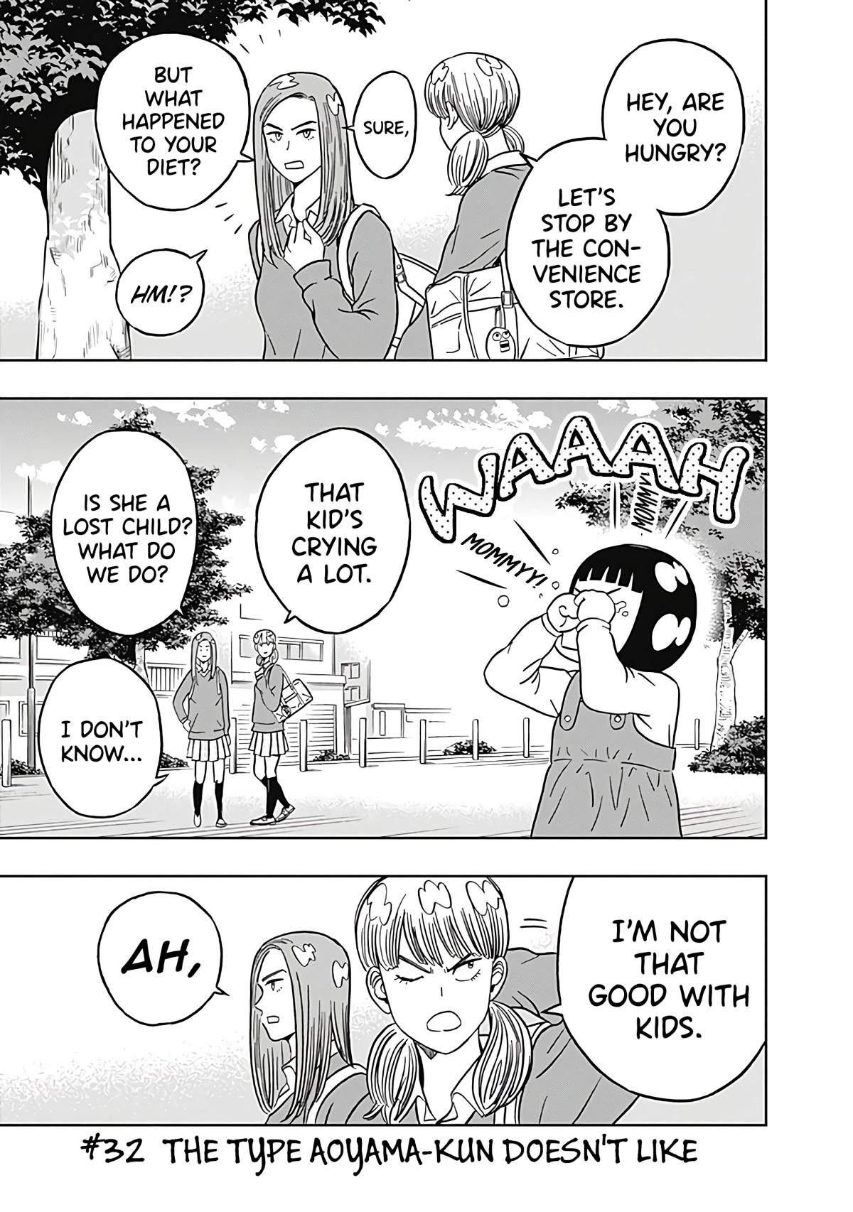 Clean Freak! Aoyama-kun Chapter 32 page 5 - Chapter 32: The Type Aoyama-kun Doesn't Like