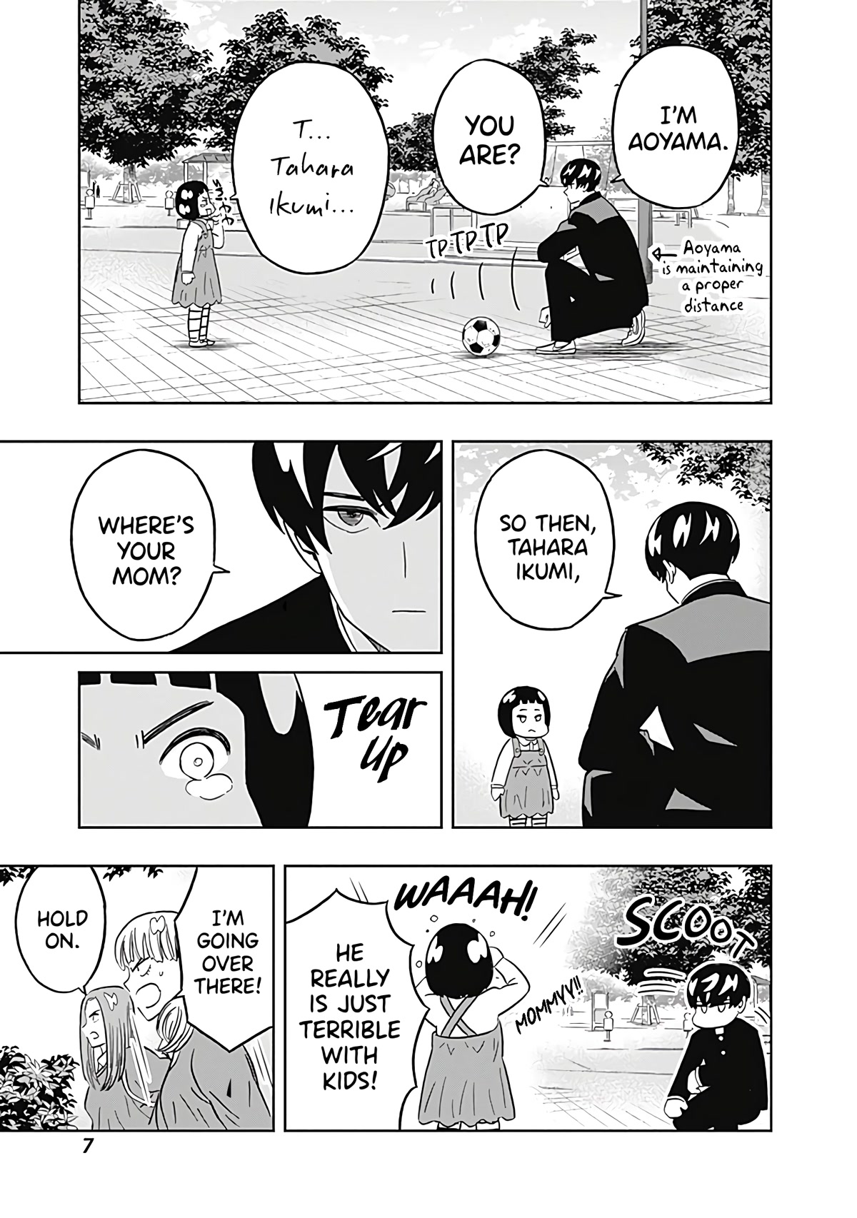 Clean Freak! Aoyama-kun Chapter 32 page 9 - Chapter 32: The Type Aoyama-kun Doesn't Like
