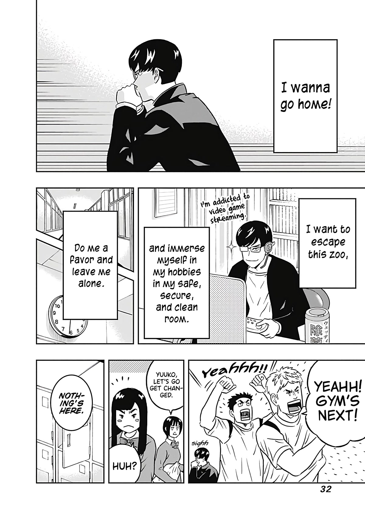 Clean Freak! Aoyama-kun Chapter 33 page 10 - Chapter 33: Narita-kun Has a Secret