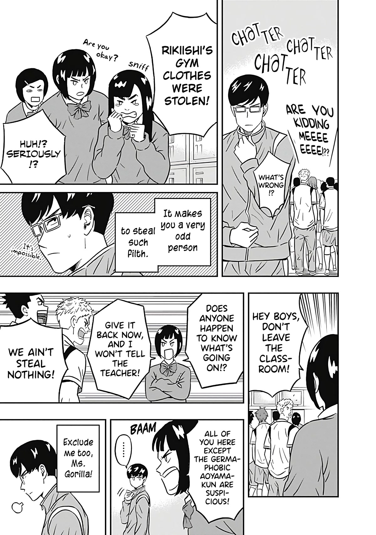 Clean Freak! Aoyama-kun Chapter 33 page 11 - Chapter 33: Narita-kun Has a Secret