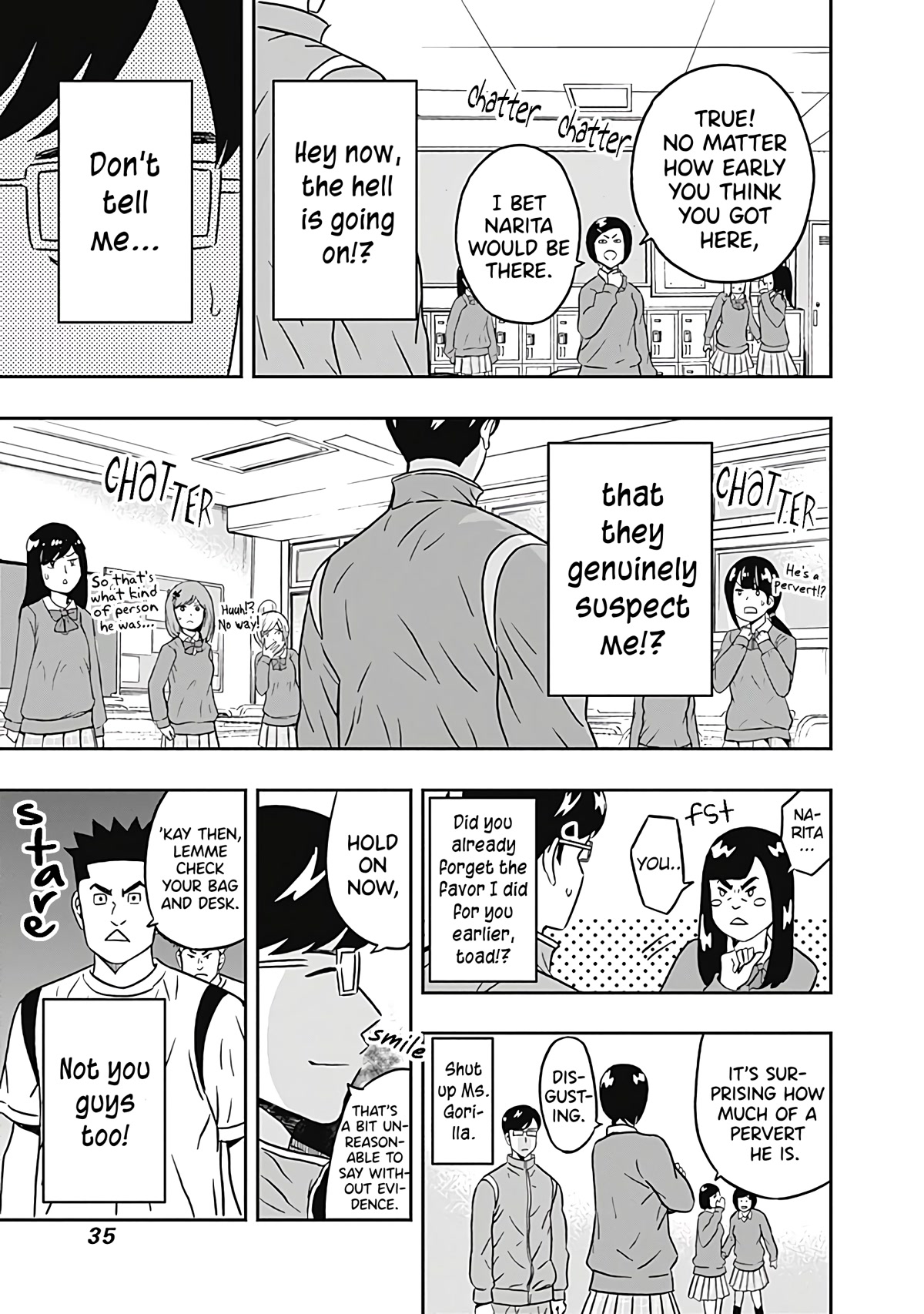 Clean Freak! Aoyama-kun Chapter 33 page 13 - Chapter 33: Narita-kun Has a Secret