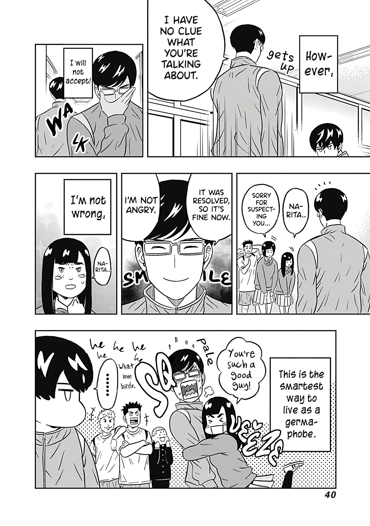 Clean Freak! Aoyama-kun Chapter 33 page 18 - Chapter 33: Narita-kun Has a Secret