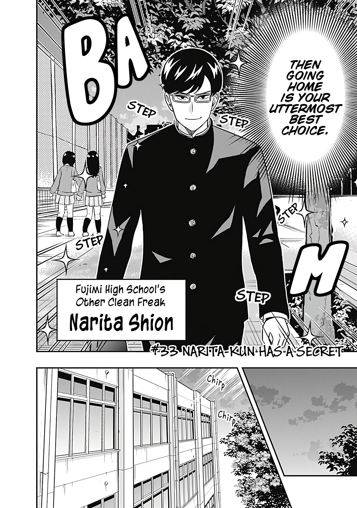 Clean Freak! Aoyama-kun Chapter 33 page 2 - Chapter 33: Narita-kun Has a Secret