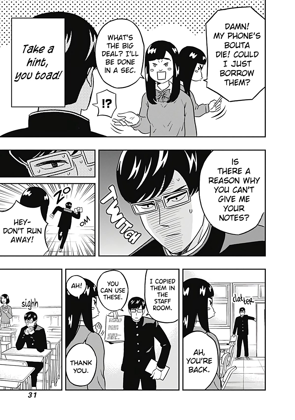 Clean Freak! Aoyama-kun Chapter 33 page 9 - Chapter 33: Narita-kun Has a Secret