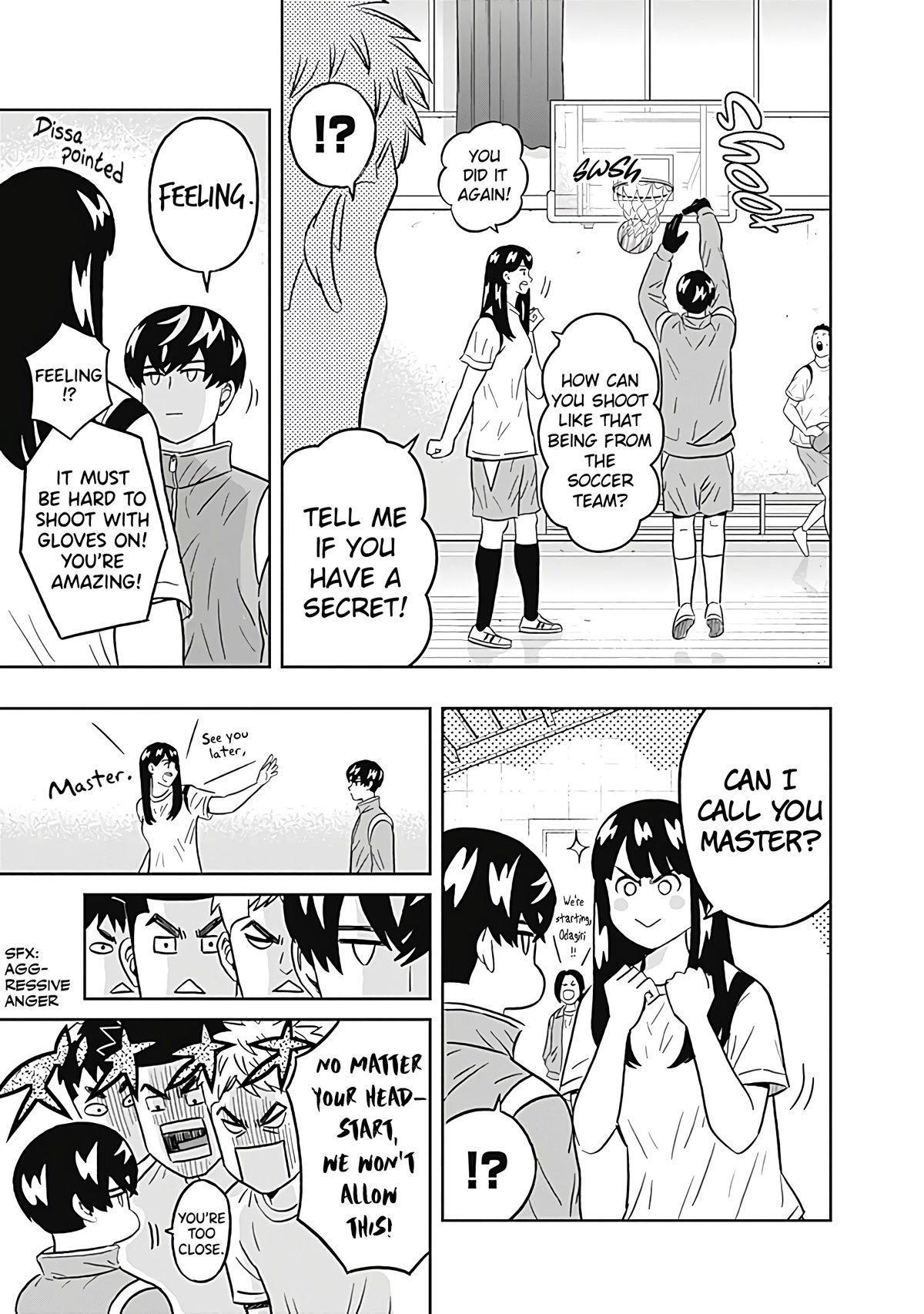 Clean Freak! Aoyama-kun Chapter 34 page 5 - Chapter 34: Odagiri-san Can't Get it In