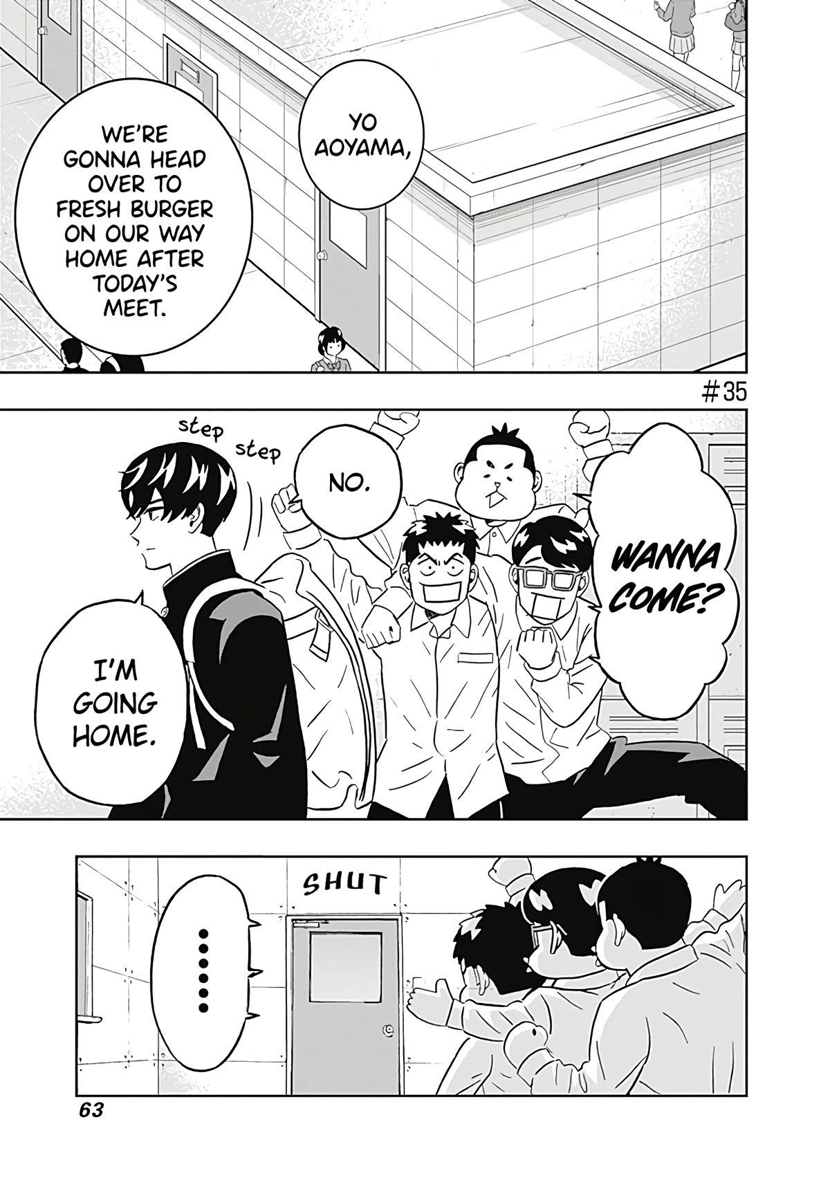 Clean Freak! Aoyama-kun Chapter 35 page 1 - Chapter 35: Aoyama-kun's Secretiveness