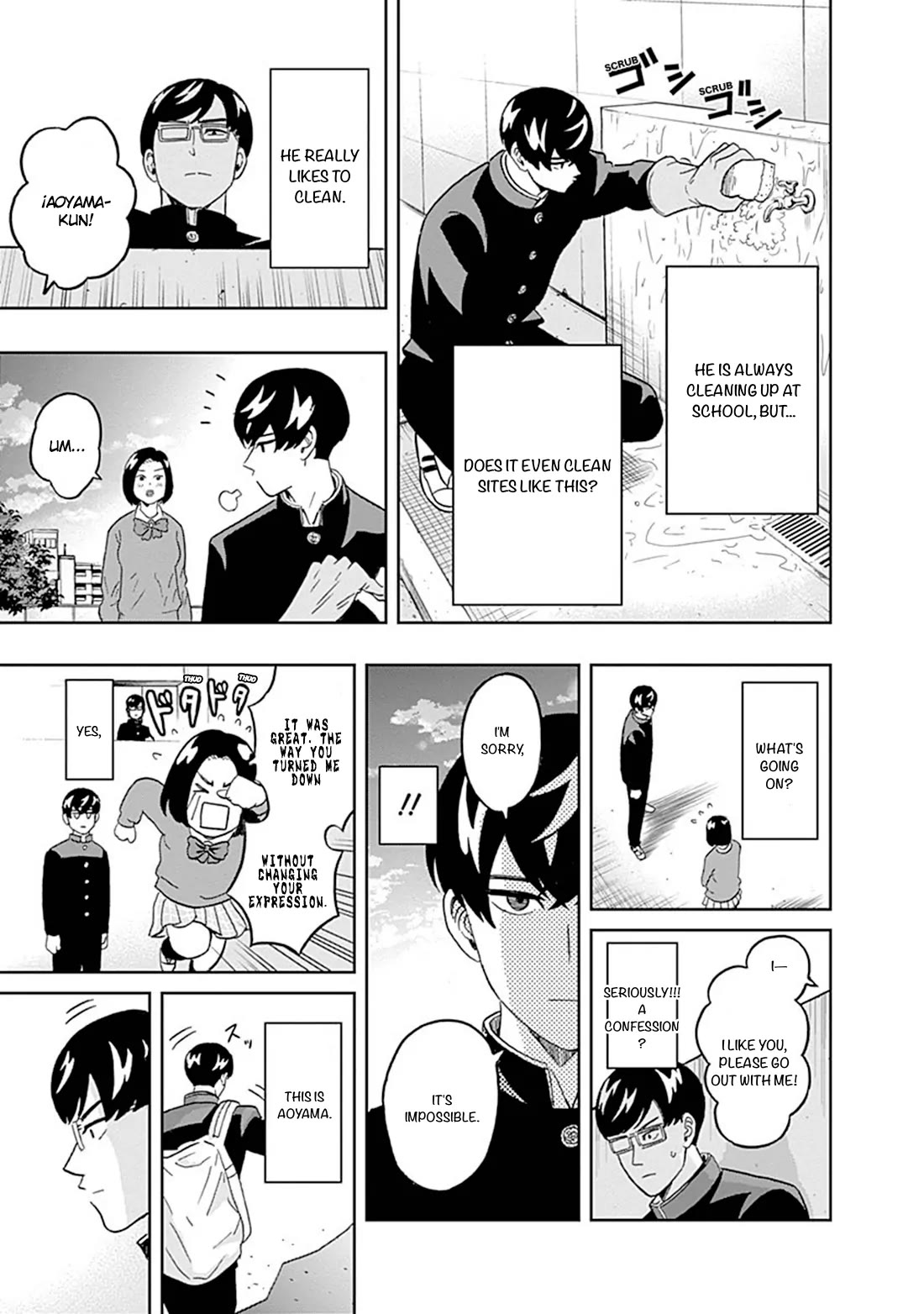 Clean Freak! Aoyama-kun Chapter 36 page 11 - Chapter 36: Narita-Kun found out through an online game