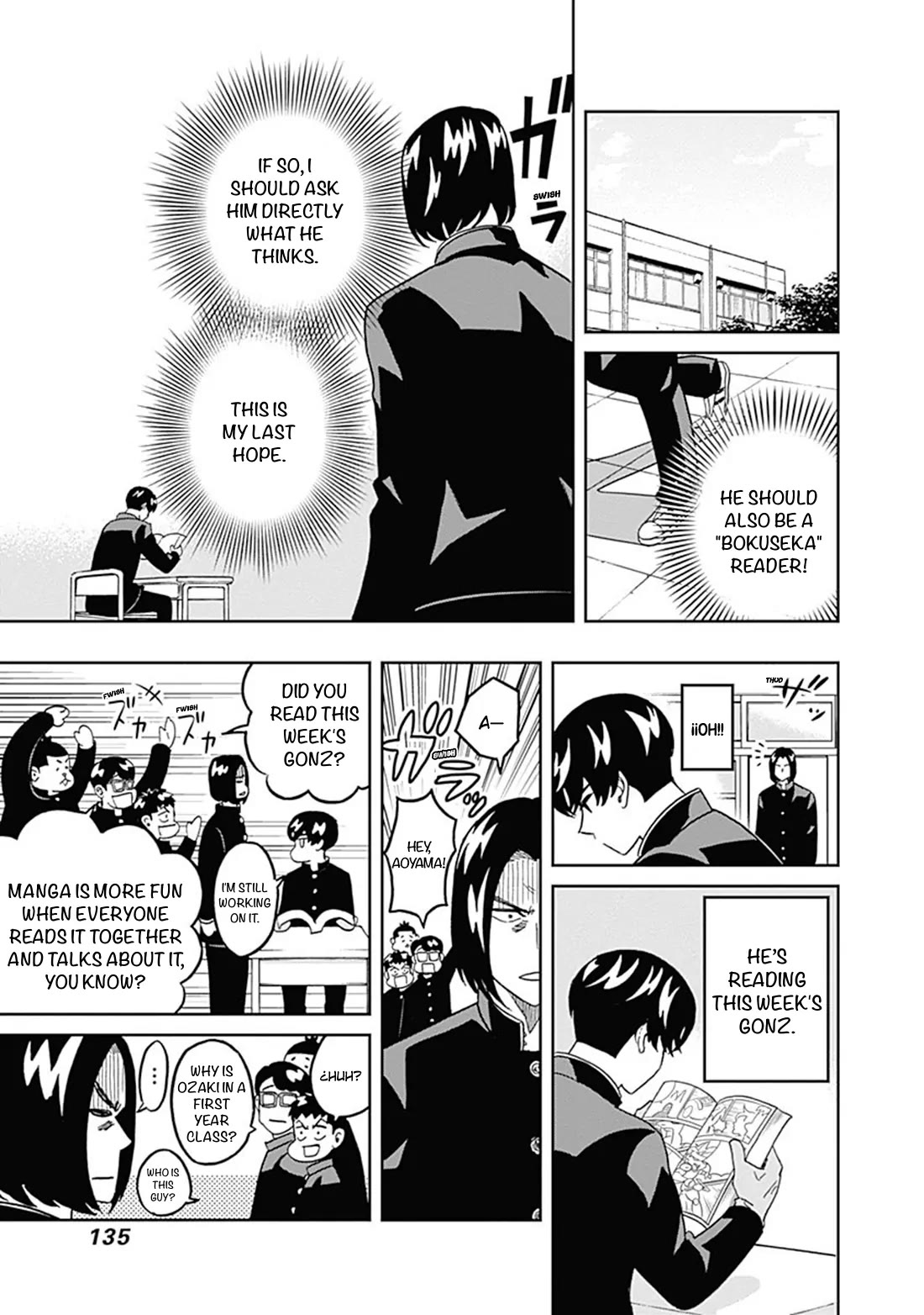 Clean Freak! Aoyama-kun Chapter 38 page 13 - Chapter 38: Ozaki-Kun has a pride of professionalism