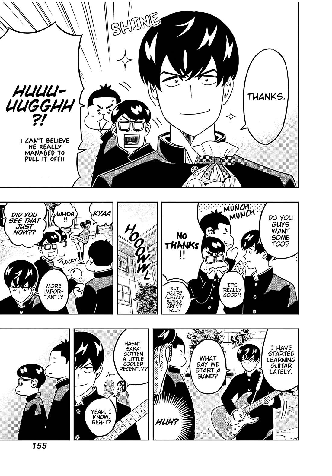 Clean Freak! Aoyama-kun Chapter 39 page 13 - Chapter 39: Sakai-kun's new hairstyle