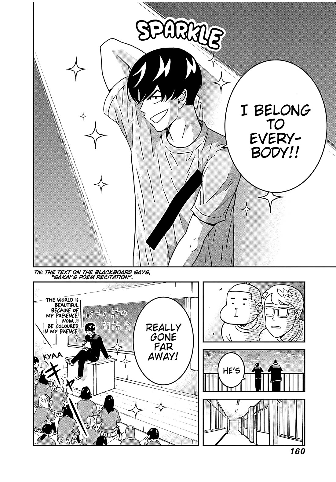 Clean Freak! Aoyama-kun Chapter 39 page 18 - Chapter 39: Sakai-kun's new hairstyle