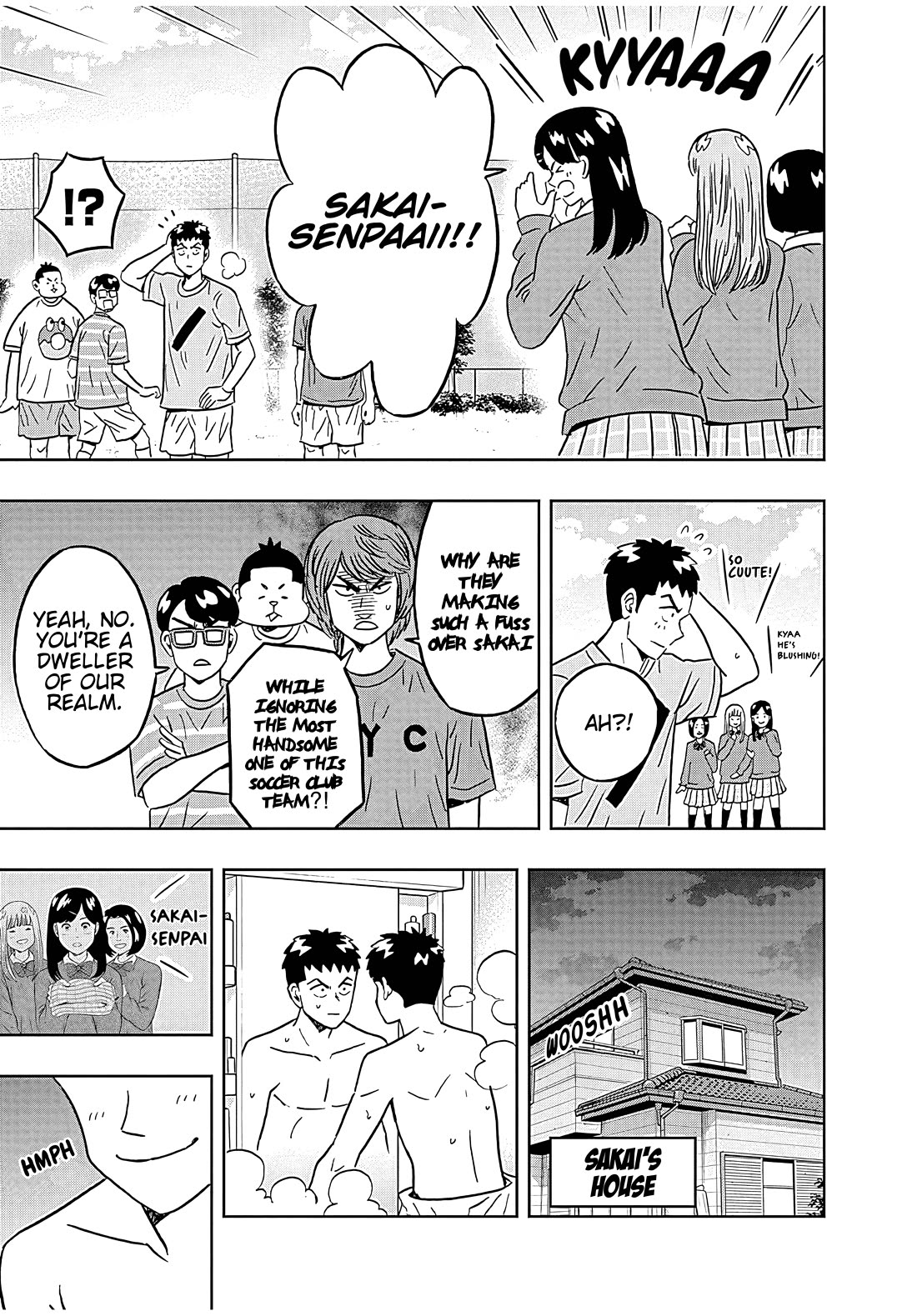 Clean Freak! Aoyama-kun Chapter 39 page 5 - Chapter 39: Sakai-kun's new hairstyle