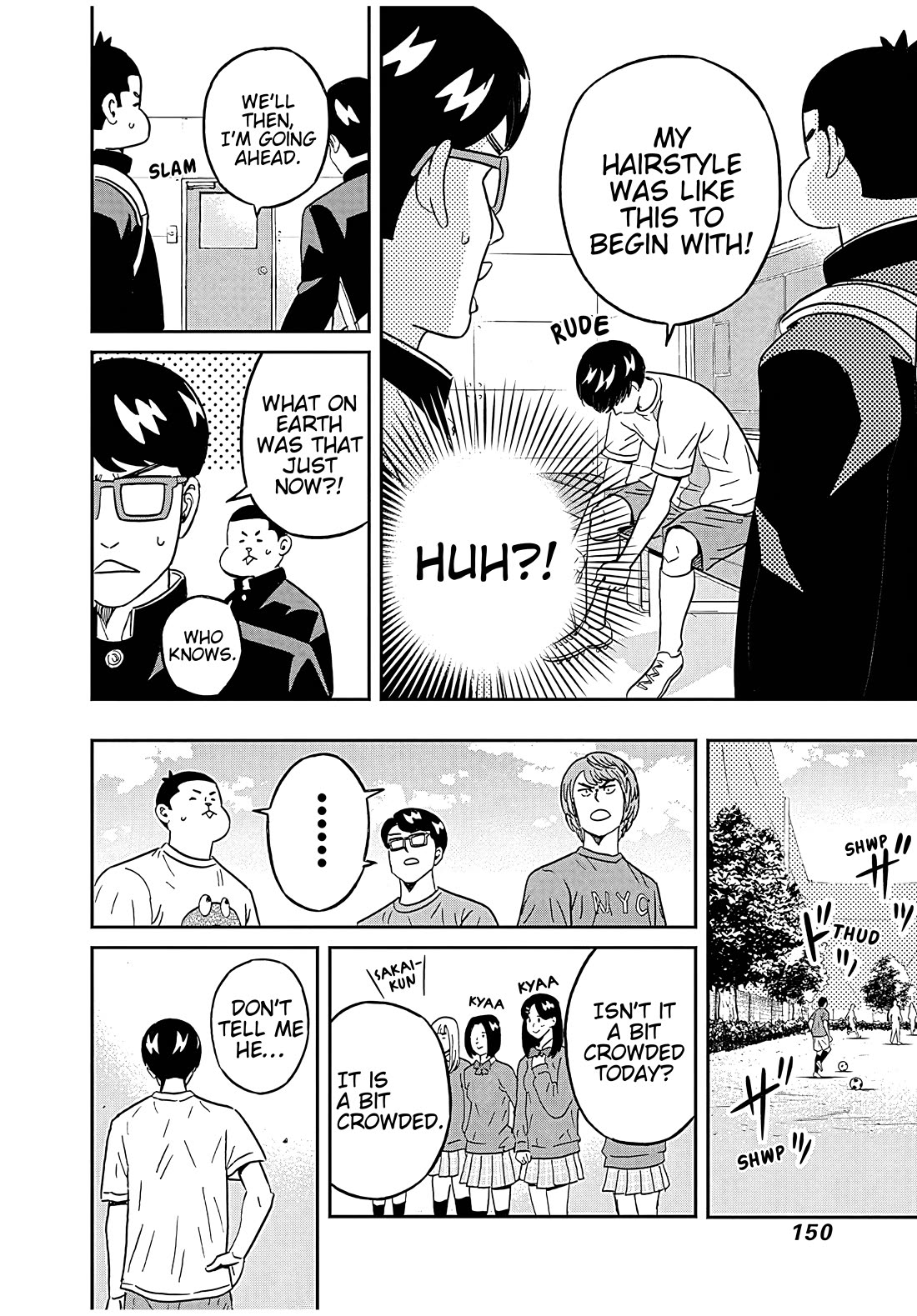 Clean Freak! Aoyama-kun Chapter 39 page 8 - Chapter 39: Sakai-kun's new hairstyle