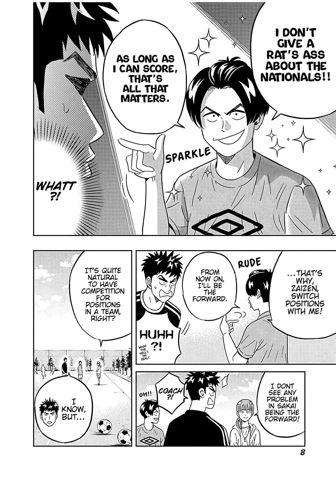 Clean Freak! Aoyama-kun Chapter 41 page 9 - Chapter 41: Sakai-kun's winning streak won't stop