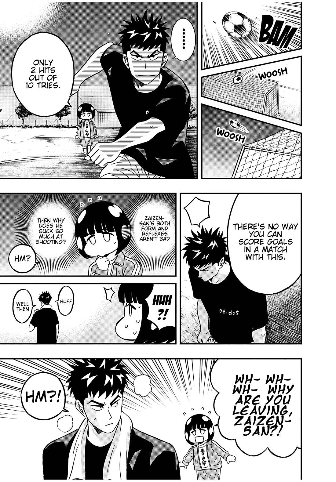 Clean Freak! Aoyama-kun Chapter 42 page 9 - Chapter 42: Zaizen-kun's mind is drifting far away