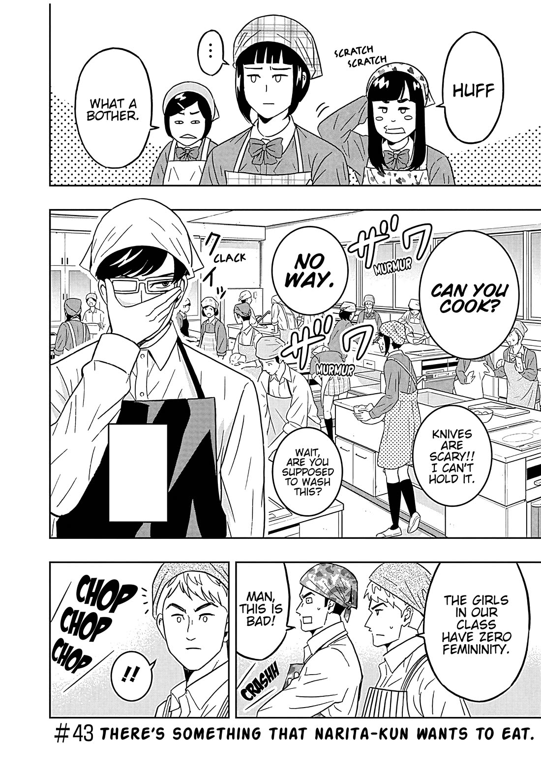 Clean Freak! Aoyama-kun Chapter 43 page 1 - Chapter 43: There's something that Narita-kun wants to eat