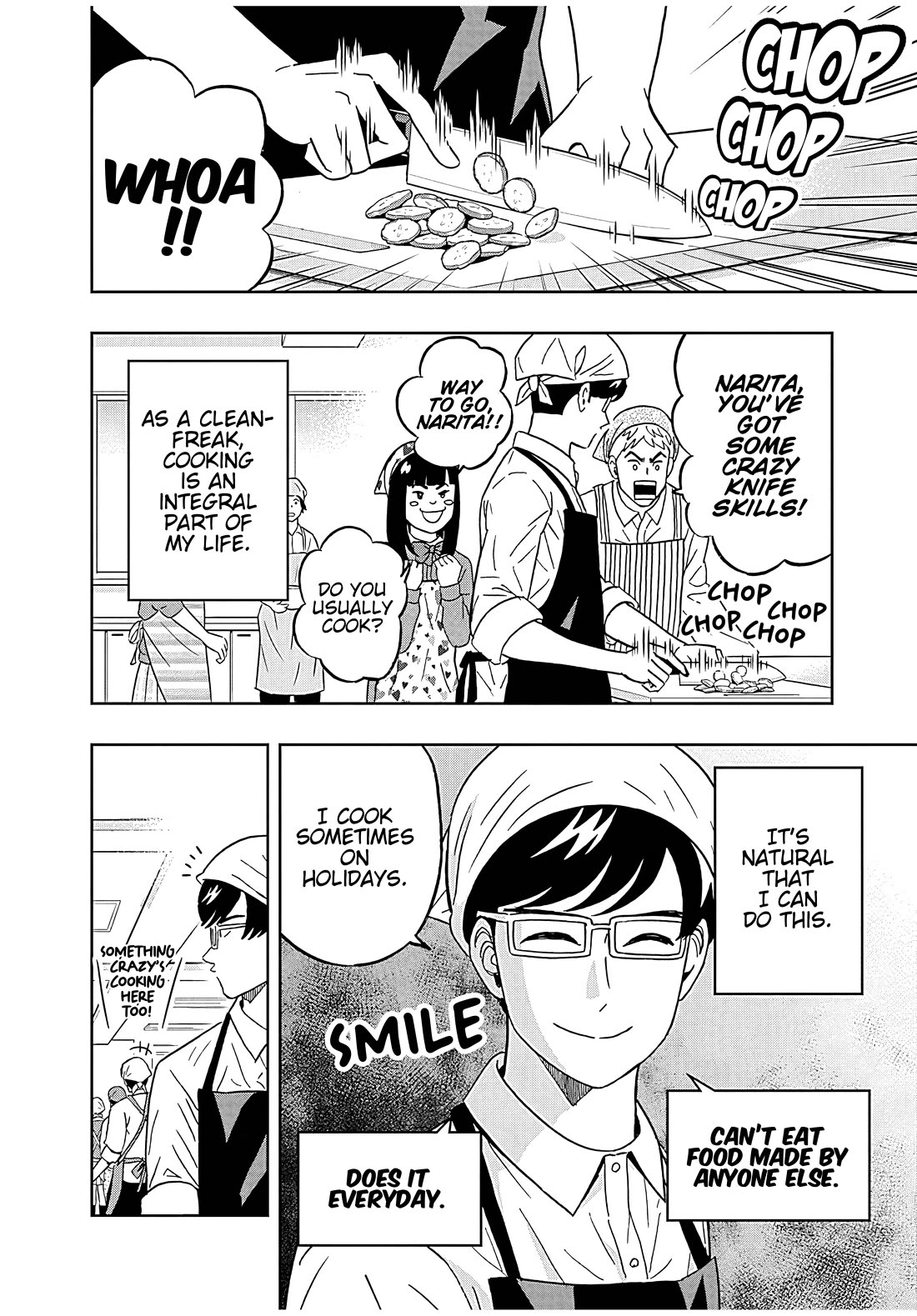 Clean Freak! Aoyama-kun Chapter 43 page 2 - Chapter 43: There's something that Narita-kun wants to eat