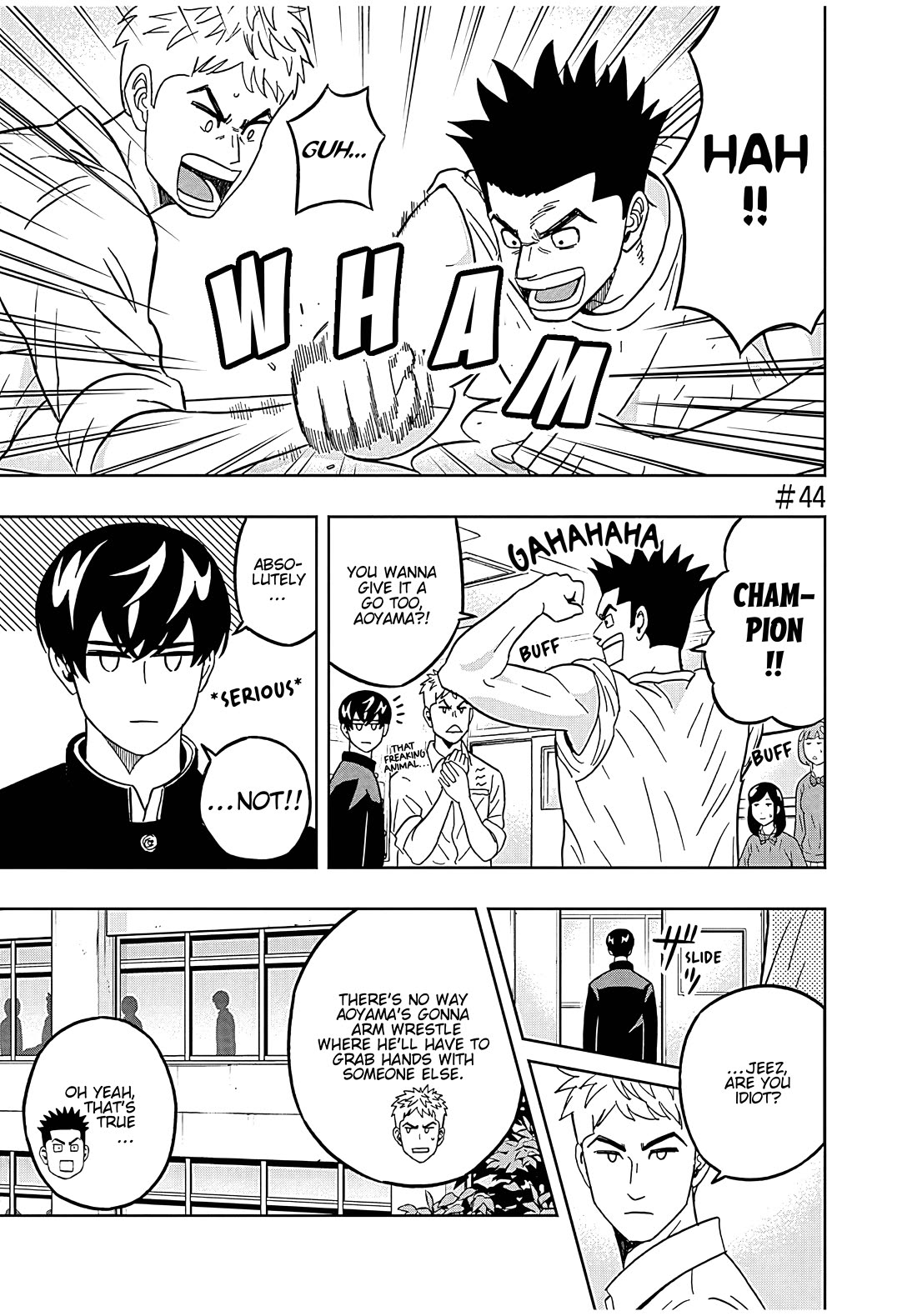 Clean Freak! Aoyama-kun Chapter 44 page 1 - Chapter 44: Aoyama-kun has a dream