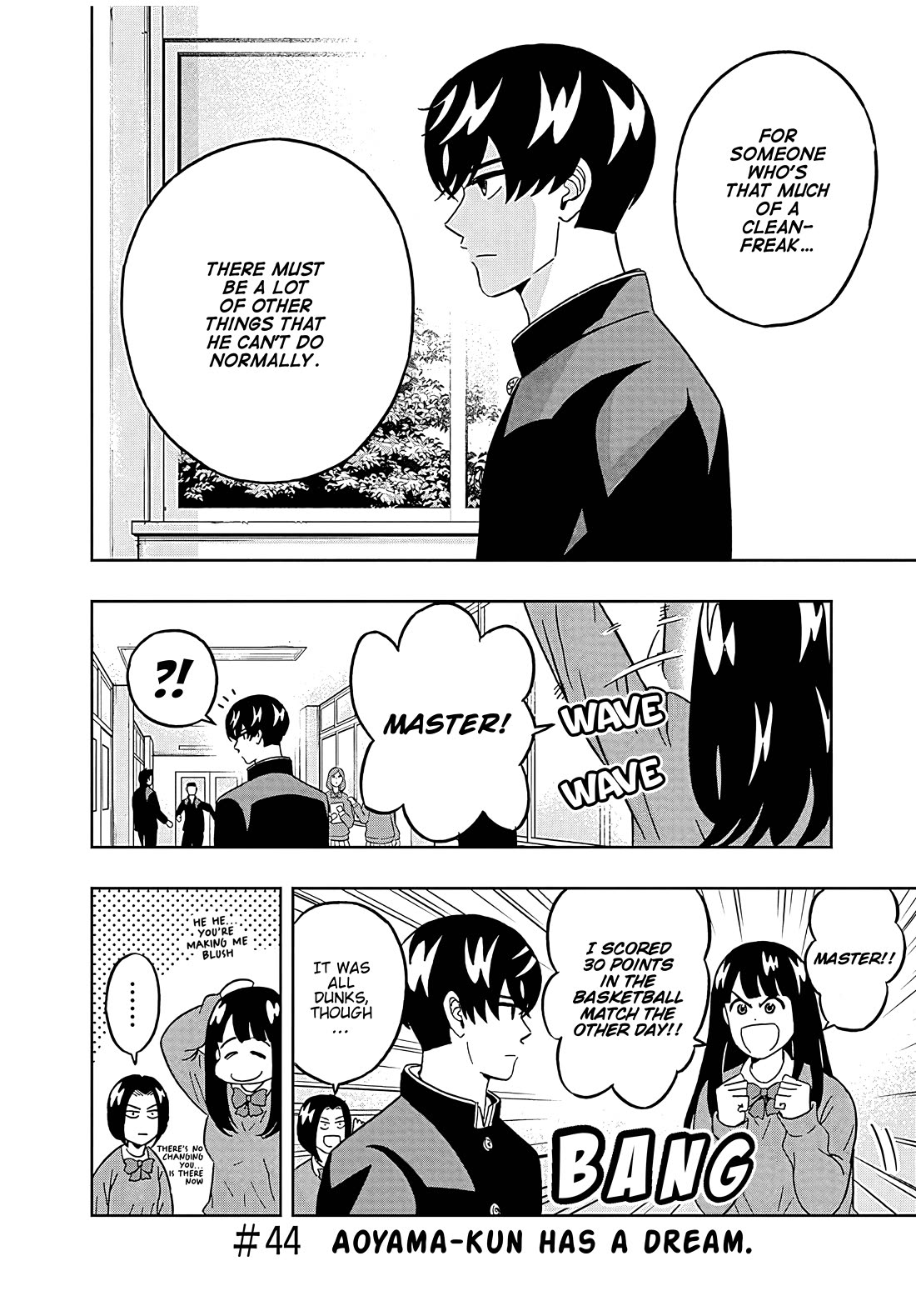 Clean Freak! Aoyama-kun Chapter 44 page 2 - Chapter 44: Aoyama-kun has a dream