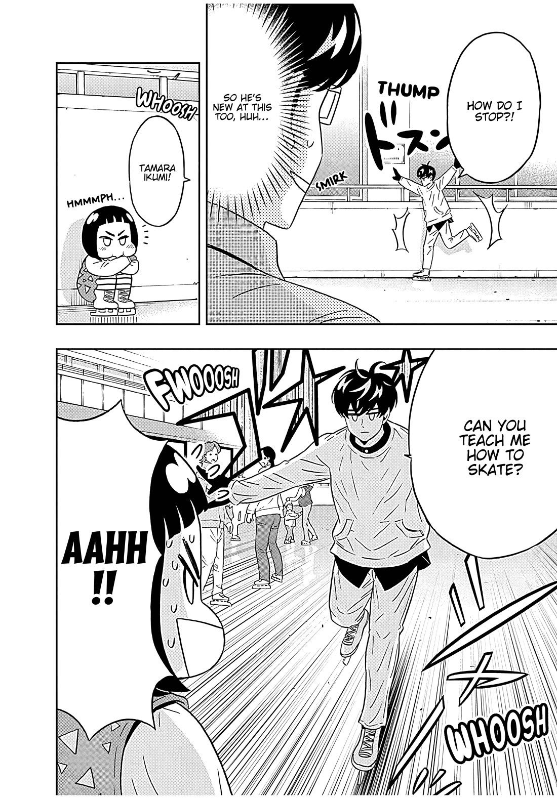 Clean Freak! Aoyama-kun Chapter 47 page 10 - Chapter 47: Ikumi-chan doesn't want to skate