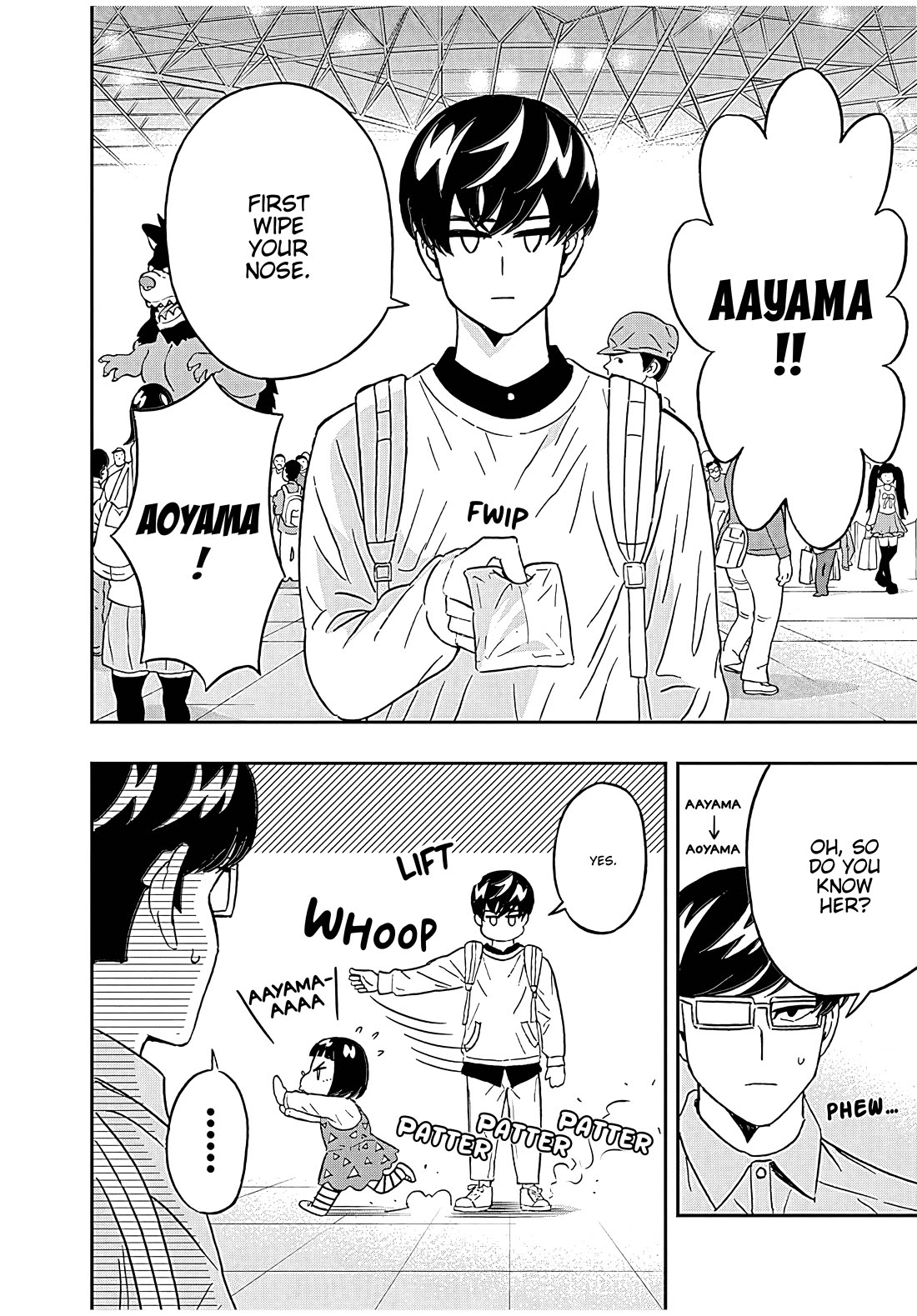 Clean Freak! Aoyama-kun Chapter 47 page 4 - Chapter 47: Ikumi-chan doesn't want to skate