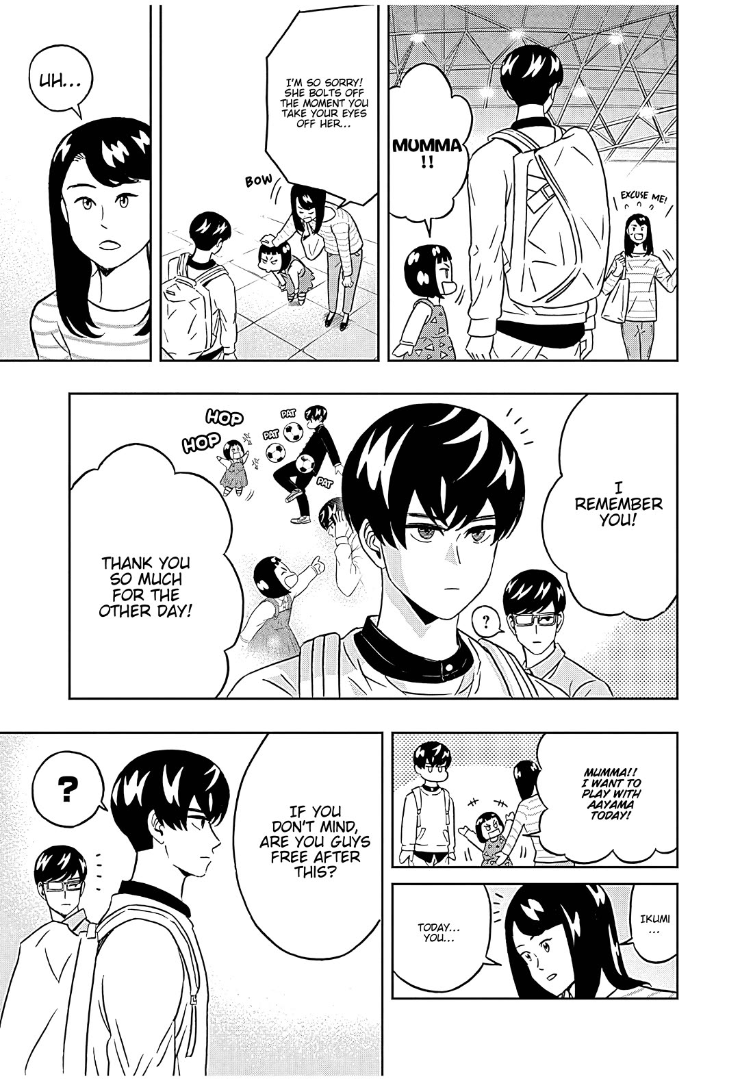 Clean Freak! Aoyama-kun Chapter 47 page 5 - Chapter 47: Ikumi-chan doesn't want to skate