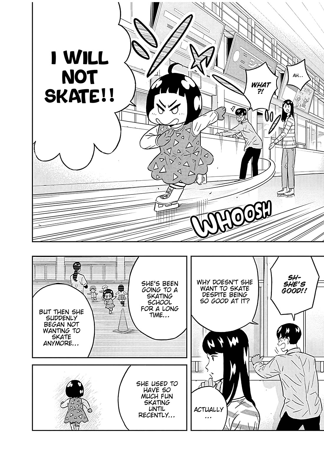 Clean Freak! Aoyama-kun Chapter 47 page 8 - Chapter 47: Ikumi-chan doesn't want to skate