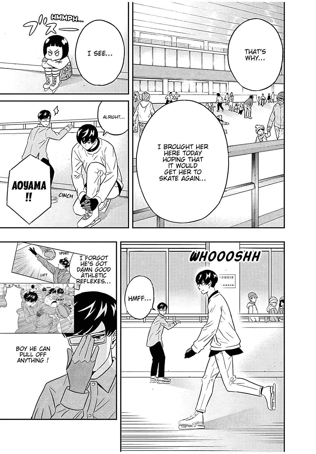 Clean Freak! Aoyama-kun Chapter 47 page 9 - Chapter 47: Ikumi-chan doesn't want to skate