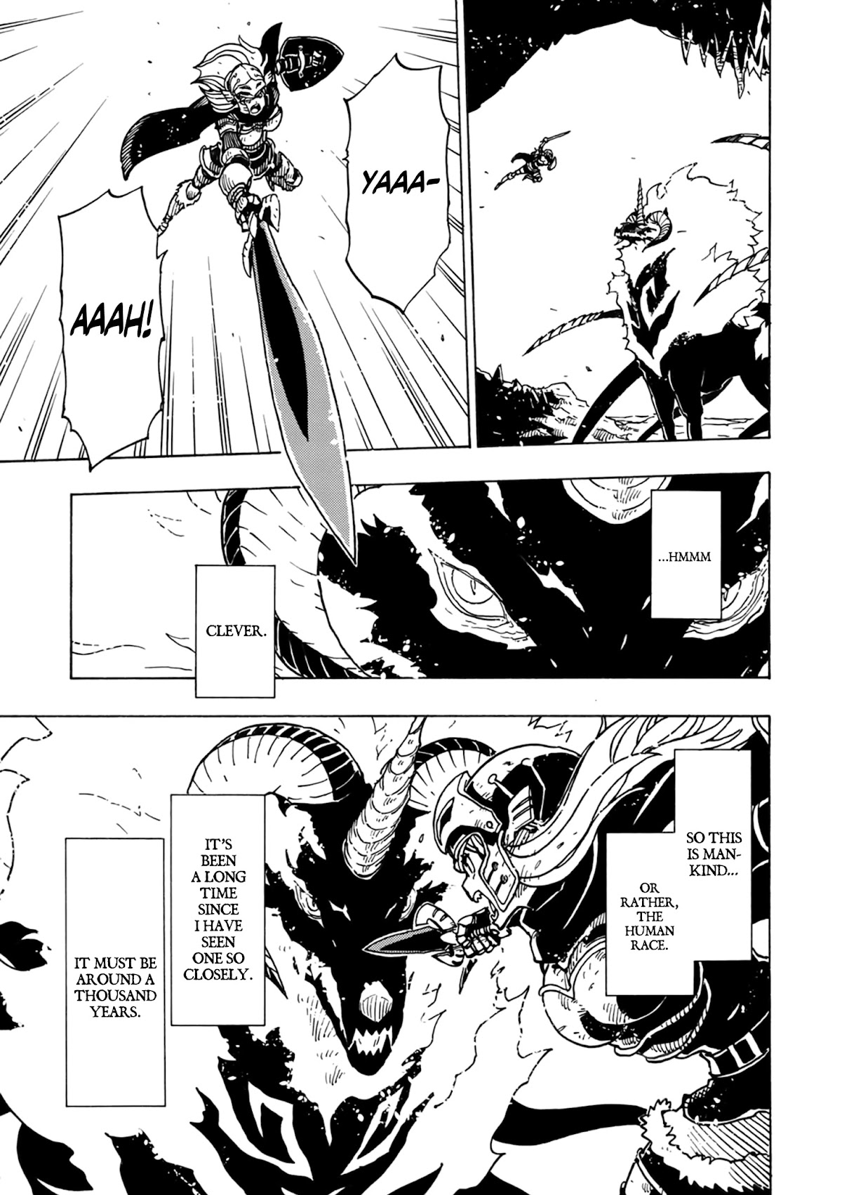 Clevatess - The King of Devil Beasts, the Baby and the Brave of the Undead Chapter 1 page 14 - Chapter 1: The king of devil beast