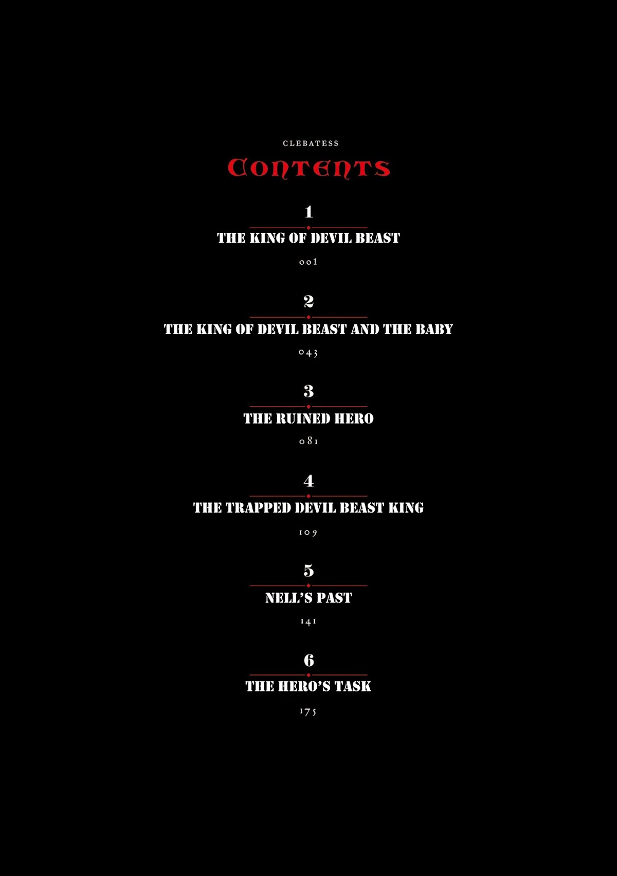 Clevatess - The King of Devil Beasts, the Baby and the Brave of the Undead Chapter 1 page 3 - Chapter 1: The king of devil beast