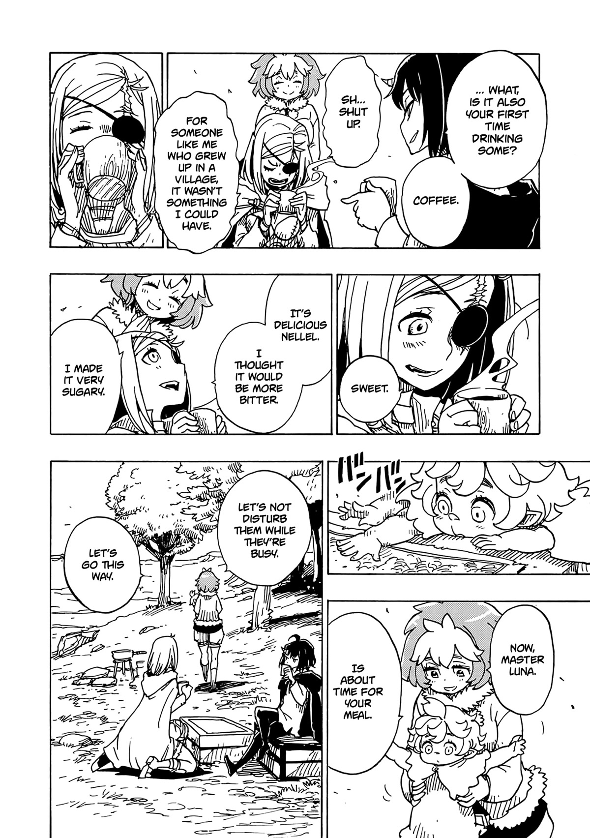 Clevatess - The King of Devil Beasts, the Baby and the Brave of the Undead Chapter 12 page 15 - Chapter 12: The aroma of beans