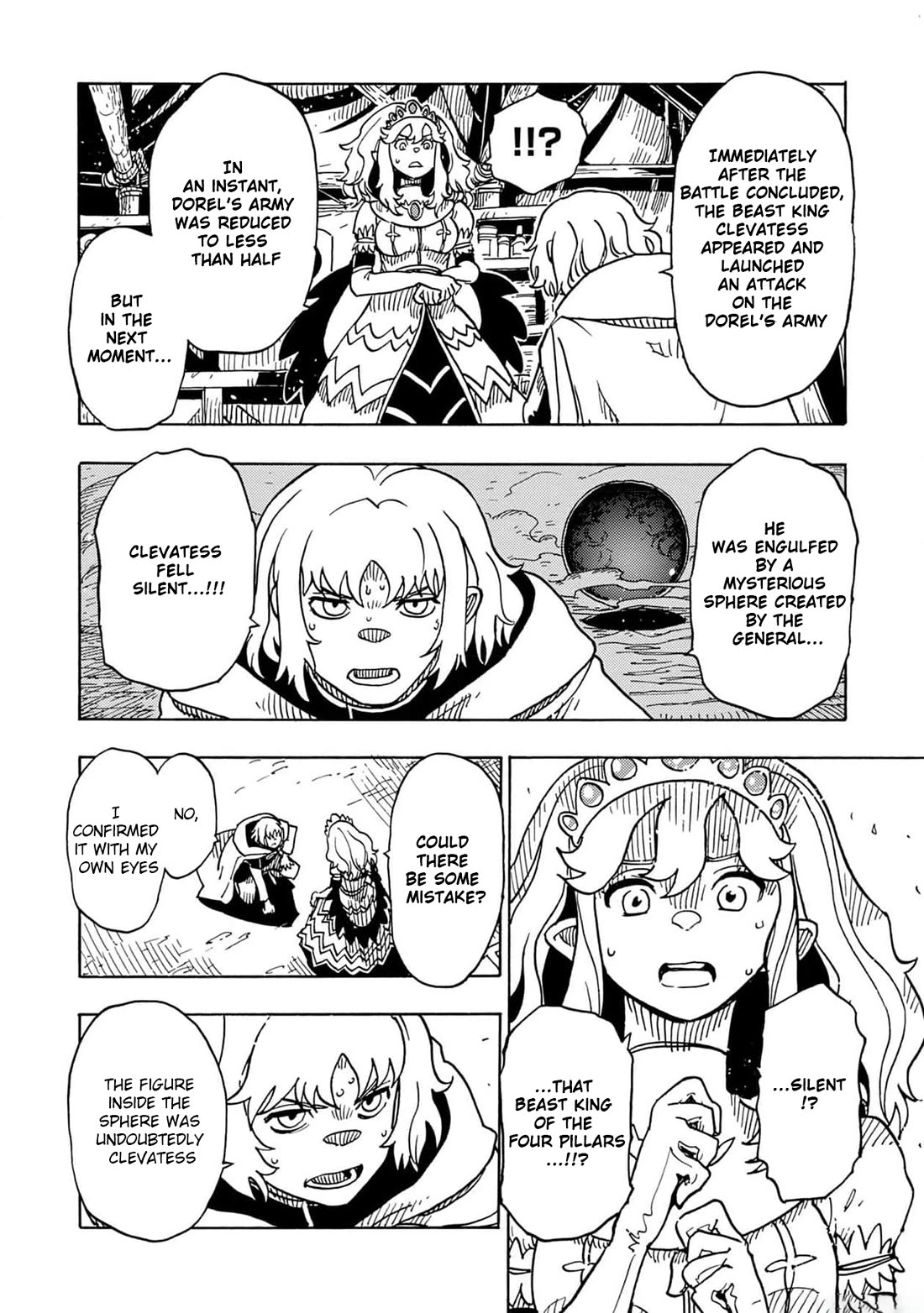 Clevatess - The King of Devil Beasts, the Baby and the Brave of the Undead Chapter 18 page 8 - Chapter 18: The Crown's Princess Sorrow