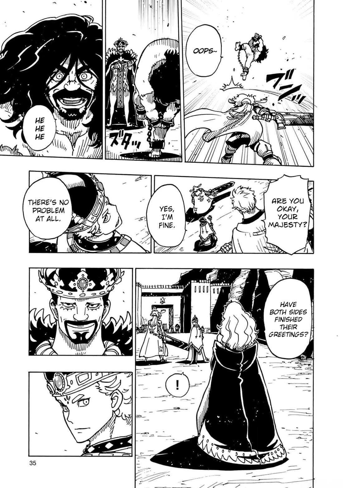 Clevatess - The King of Devil Beasts, the Baby and the Brave of the Undead Chapter 25 page 36 - Chapter 25: The Unbreakable Bridge