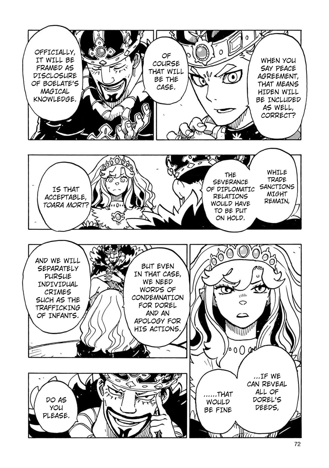 Clevatess - The King of Devil Beasts, the Baby and the Brave of the Undead Chapter 26 page 34 - Chapter 26: Three Nation Conference